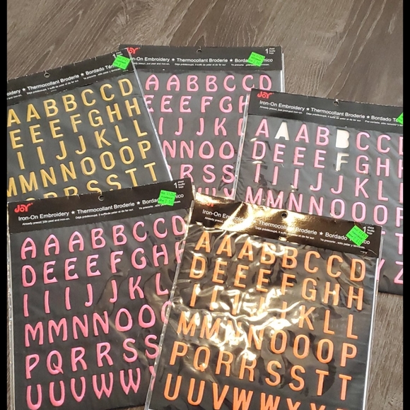 32 Packs Iron On Letters Numbers Huge Assortment - Picture 2 of 6